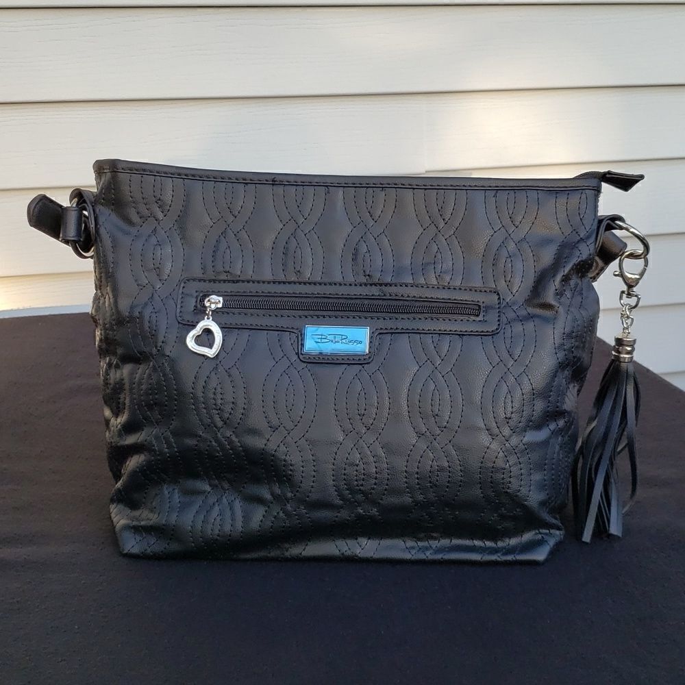 Very Nice Brand New Bella Russo Black Bag Purse